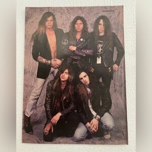 Skid Row Band Pinup